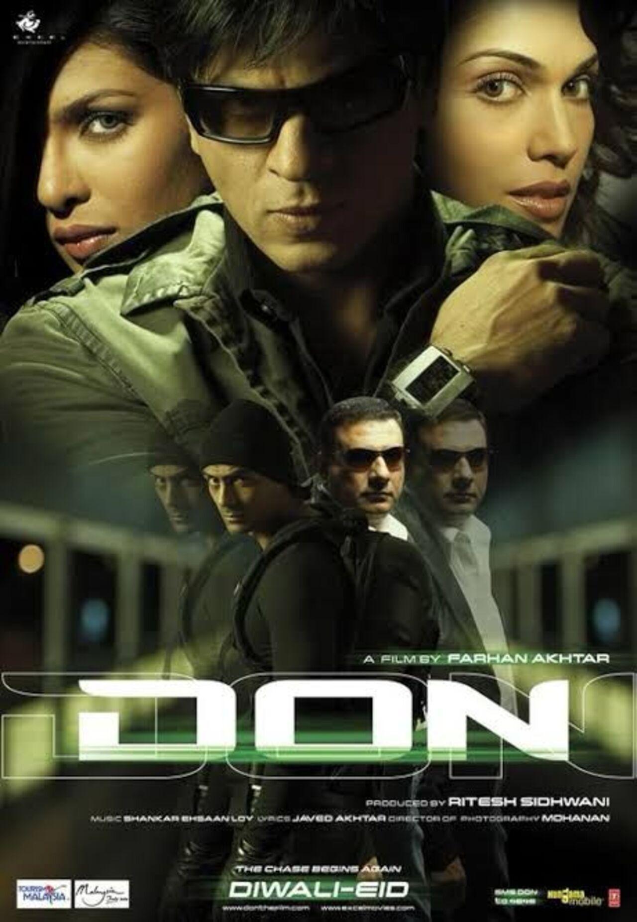 Don (2006)
SRK brought swagger and menace to this stylish remake, redefining the gangster archetype for a new era