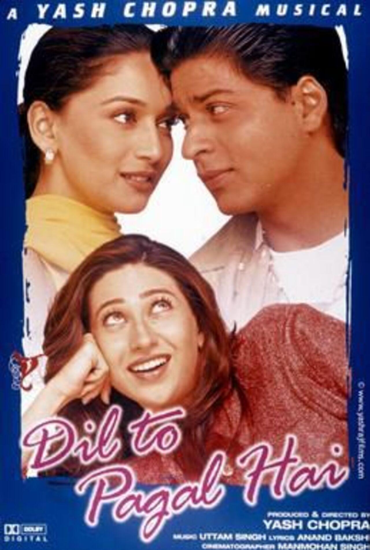 Dil To Pagal Hai (1997)
SRK as Rahul danced his way into our hearts in this dreamy, musical tribute to love and destiny