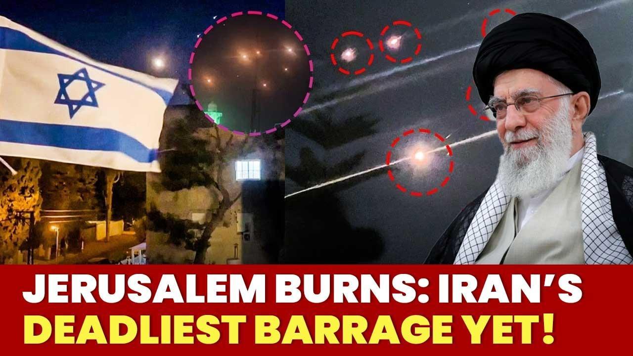 Iran’s attack stuns Israel, Jerusalem sky witnesses barrage of Iran’s firepower