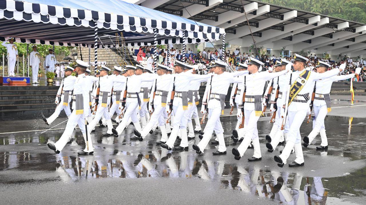Vice-Admiral V Srinivas, the head of the Southern Naval Command, reviewed the parade. The ceremony was also attended by Vice-Admiral CR Praveen Nair, the Commandant of the Indian Naval Academy, along with other senior naval officers and distinguished guests