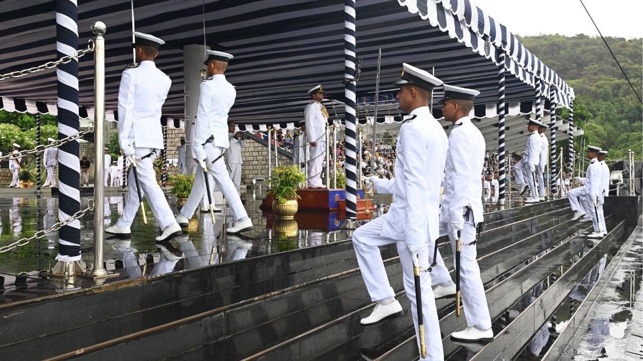 Other notable awards included the FOC-in-C (South) Trophy, awarded to Midshipman Nithin S Nair for securing the highest merit among ex-NDA trainees. The Chief of Naval Staff Gold Medals were given to Cadet Pawar Rohit Prakash and Cadet Rajnish Singh for their outstanding performances in the Naval Orientation Course (Extended) and (Regular), respectively. Cadet Kommu David received the Director General Coast Guard Trophy