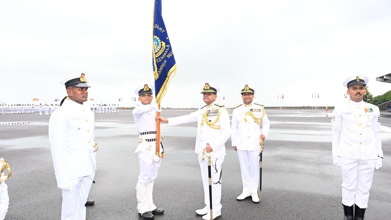 Vice-Admiral Srinivas praised the trainees for their discipline and performance, congratulated the medal winners and champion squadron, and appreciated the trainers and families for their support