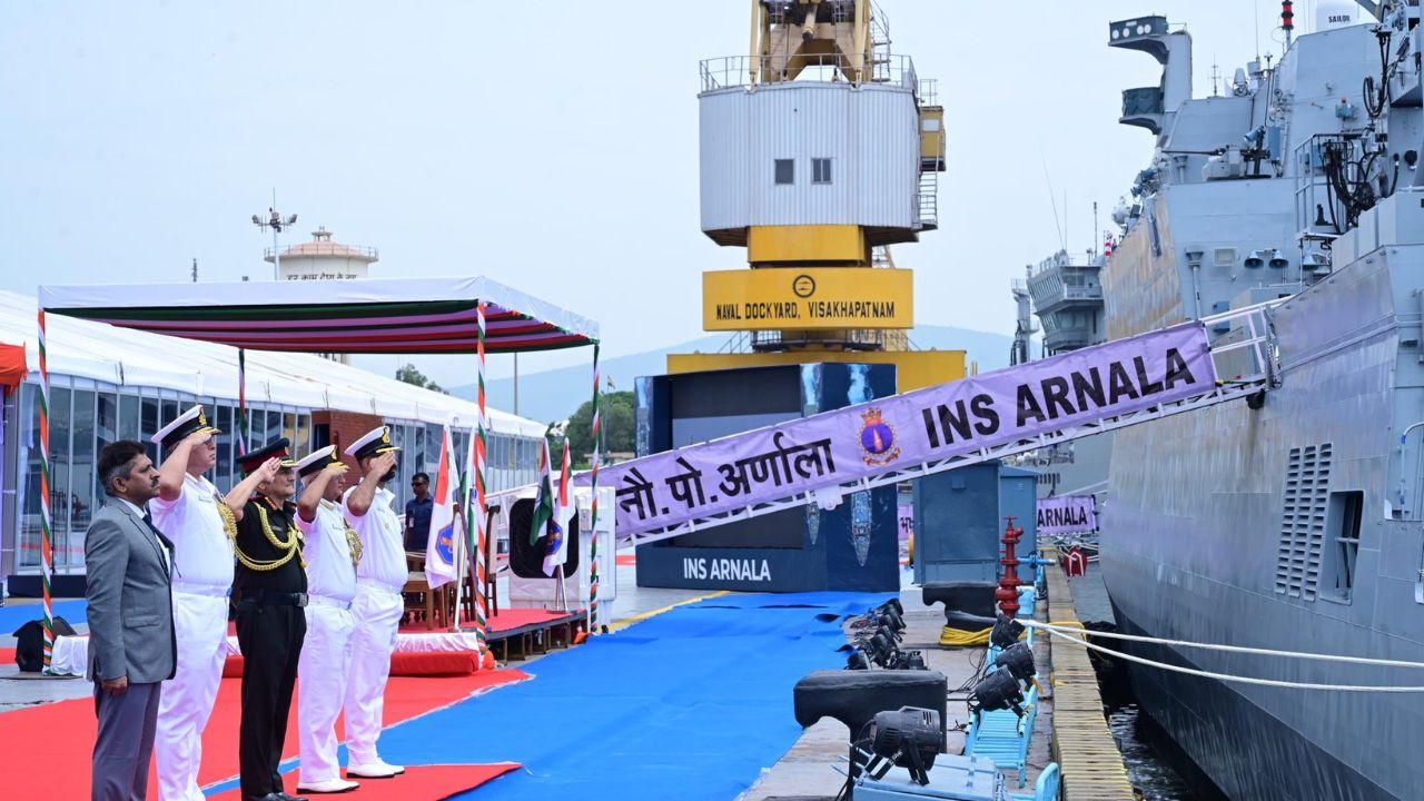 INS Arnala is designed for many types of anti-submarine operations. It can perform underwater surveillance and interception, search and rescue missions, and even low-intensity maritime operations (LIMO)