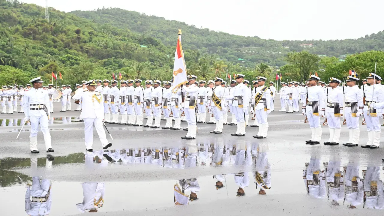 186 trainees graduate at Indian Naval Academy’s spring term Passing Out Parade