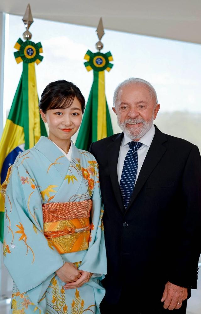 Japan`s Princess Kako addresses Brazil`s Congress
