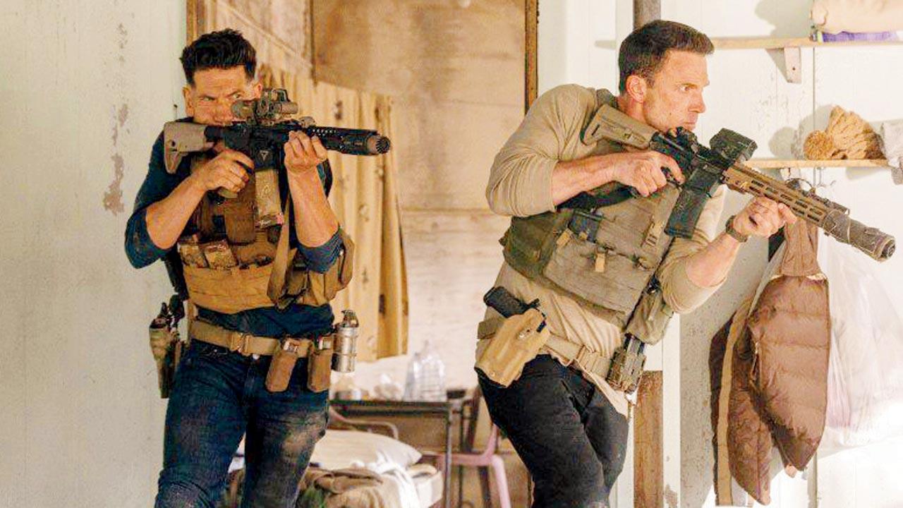 (From left) Jon Bernthal and Ben Affleck in The Accountant 2