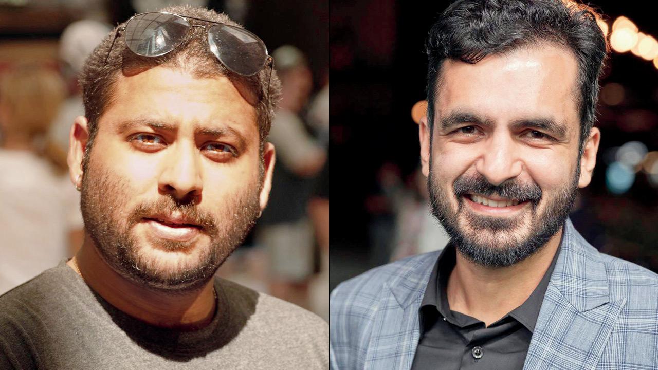 Karan Tyagi, writer-director. Pic/Ferda Demir (right) Gaurav Dhingra, writer-producer. Pic/Rupin Mehta