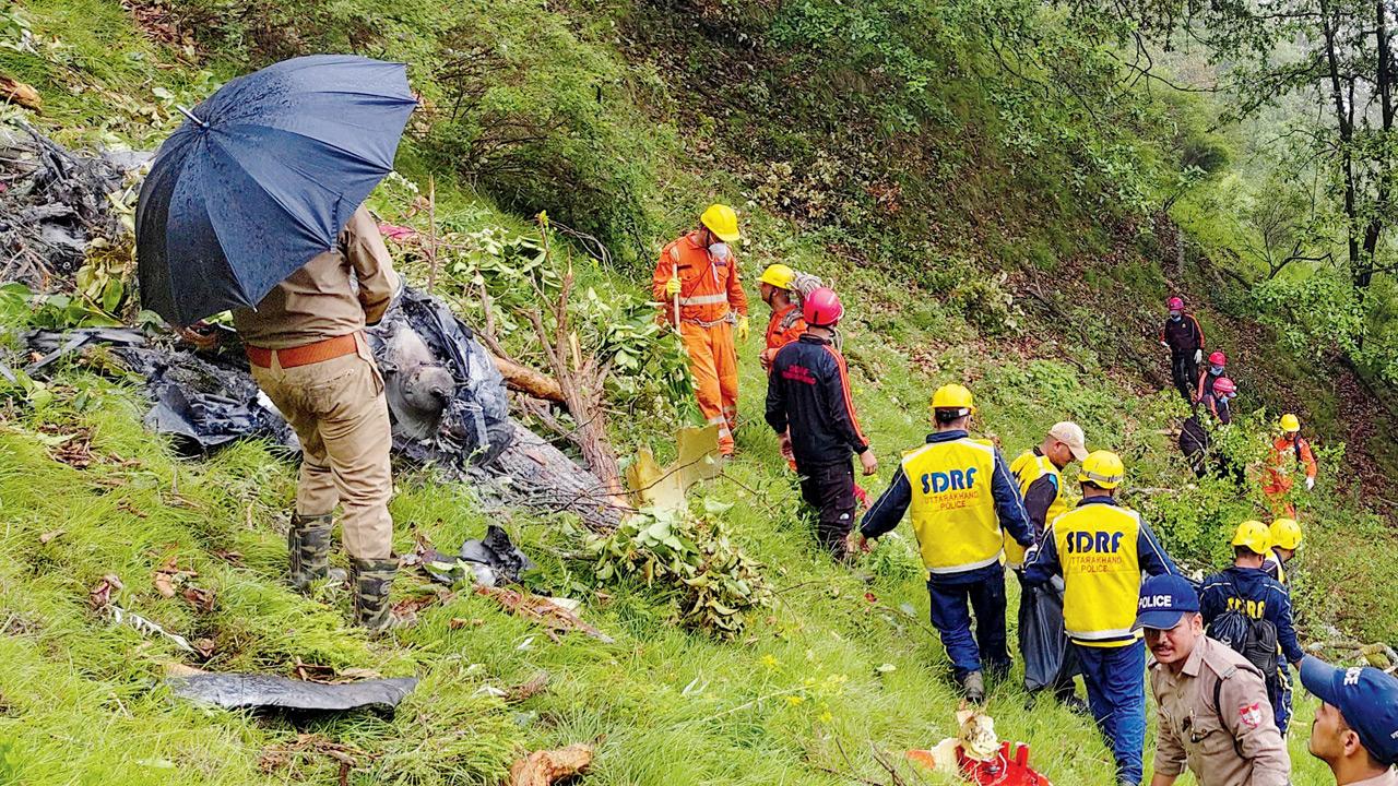 NDRF and SDRF personnel engage in rescue operations. PIC/PTI