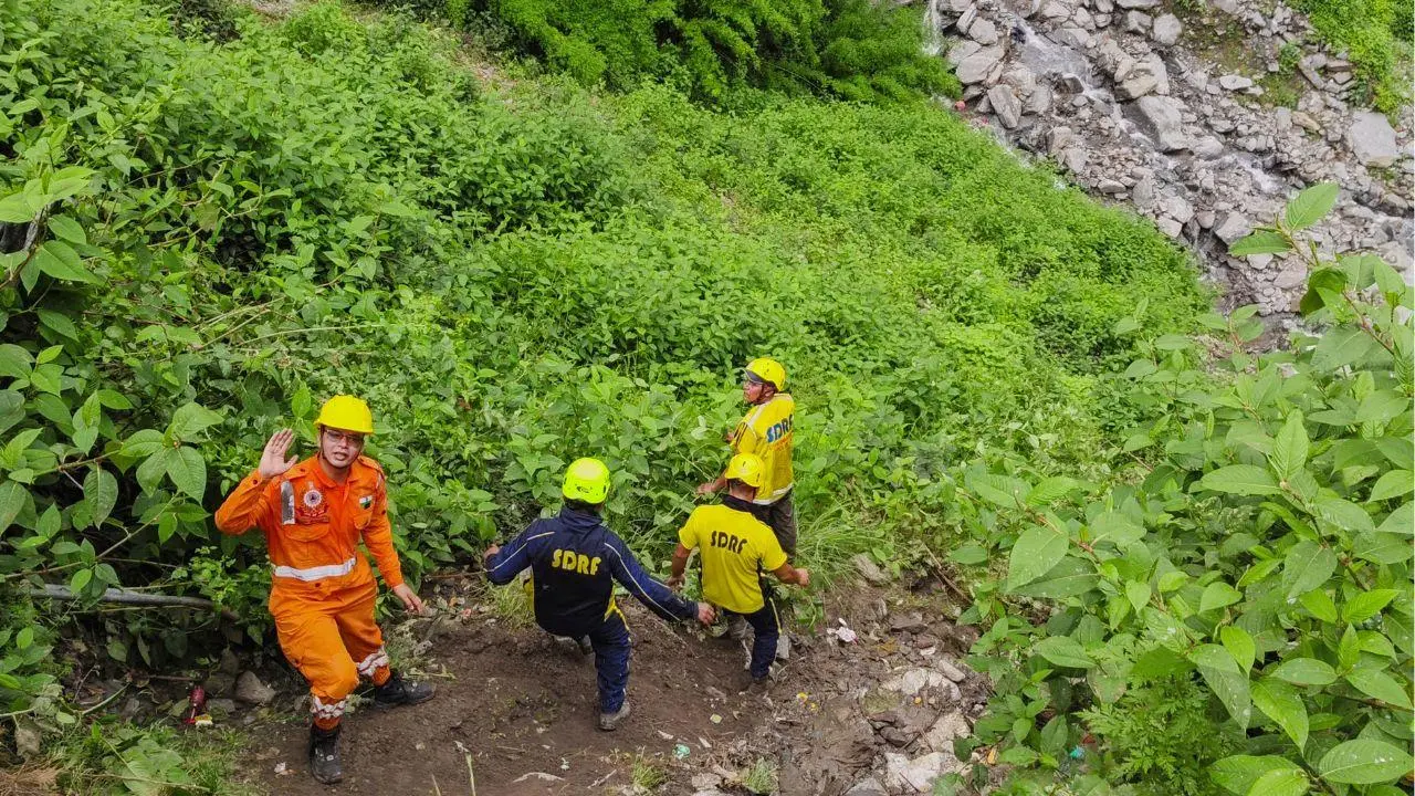 IN PHOTOS: Two killed, three injured in landslide at Kedarnath trek route
