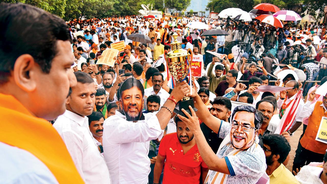 Karnataka CM Siddaramaiah slams BJP over resignation demand