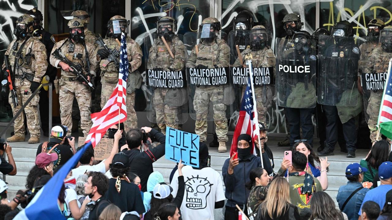 Earlier in the day, United States President Donald Trump on Tuesday (local time) called the protests in Los Angeles 