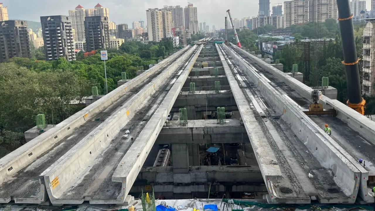 Mumbai LIVE: Metro-4 station at Kapurbawdi takes shape