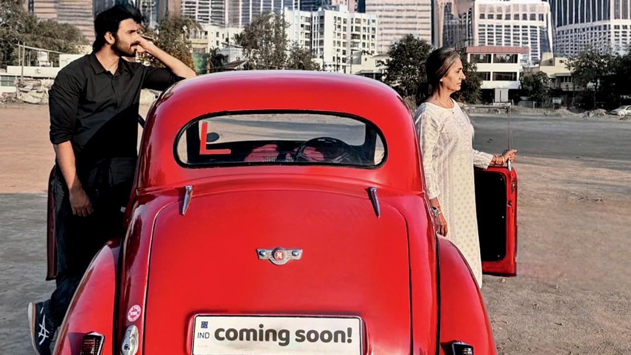 (From left) Ankit Siwach and Kitu Gidwani in Madam Driver