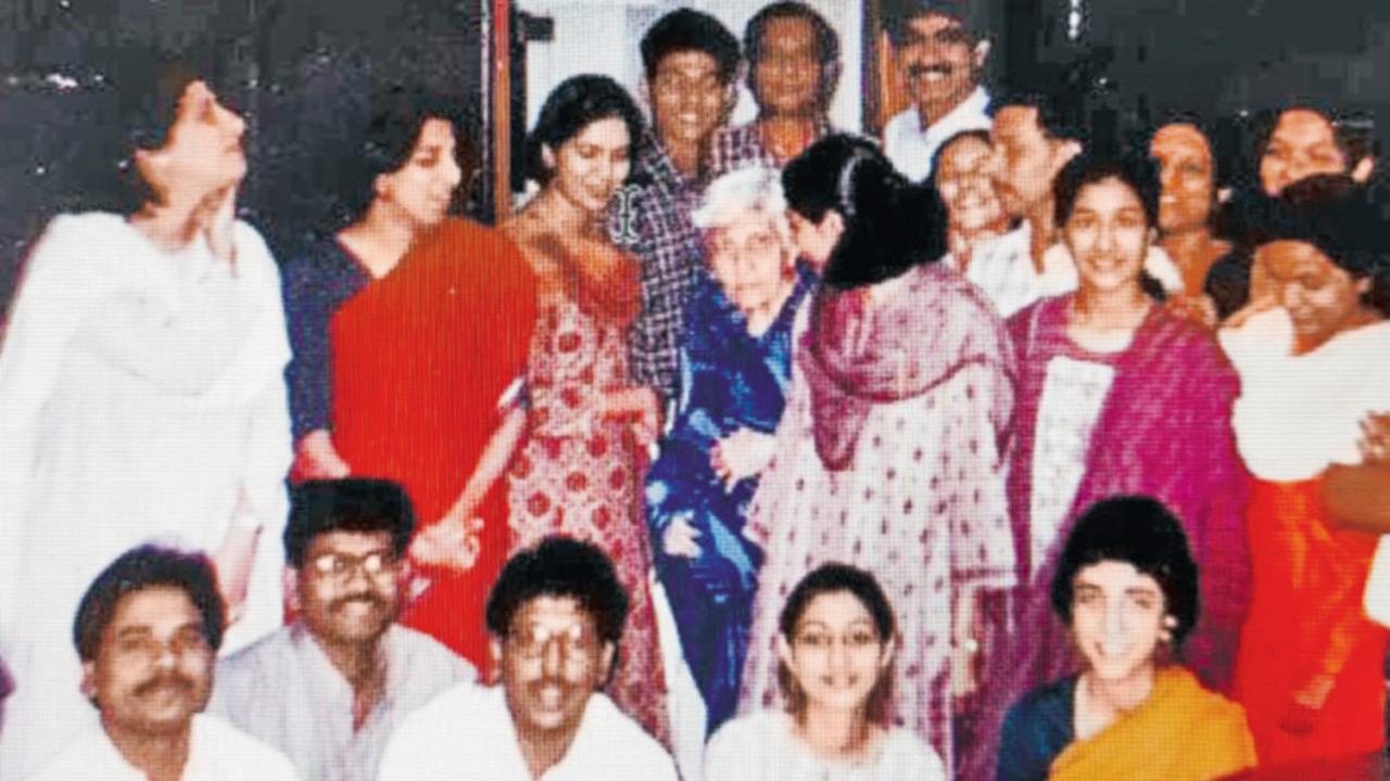 Members of the Marg magazine team in the mid-1990s. FILE PIC COURTESY/MARG