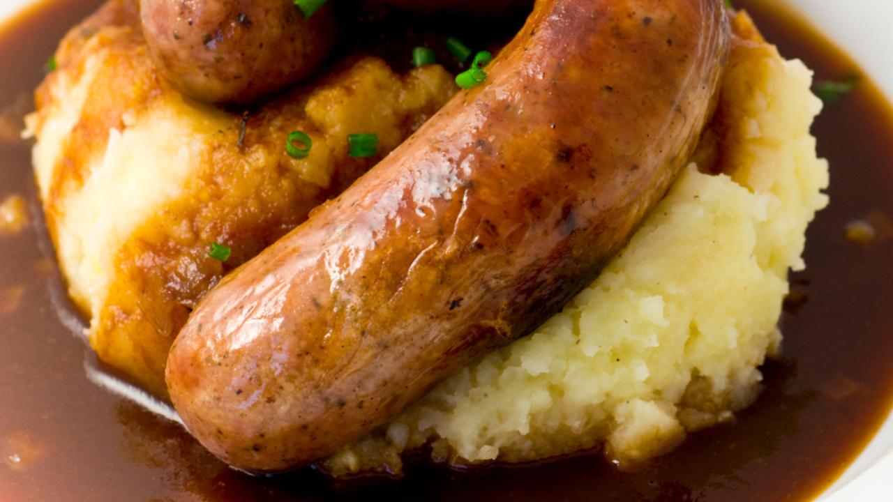 Mashed Pommes with Sausage & Espagnole SauceInnovating with potatoes, chef Umesh Kumar SS at Niraamaya Wellness Retreats in Kovalam says you can make the Mashed Pommes with Sausage because it is a delicious dish. He explains, 