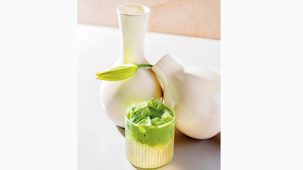 Lonavala’s Fiori’s new matcha menu turns the trend into a sensory story, inspired by Yayoi Kusama’s themes of repetition and layered detail.
