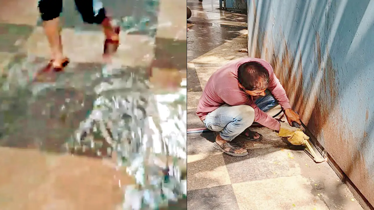 Mumbai: Matunga FOB reopened in March gets waterlogged!