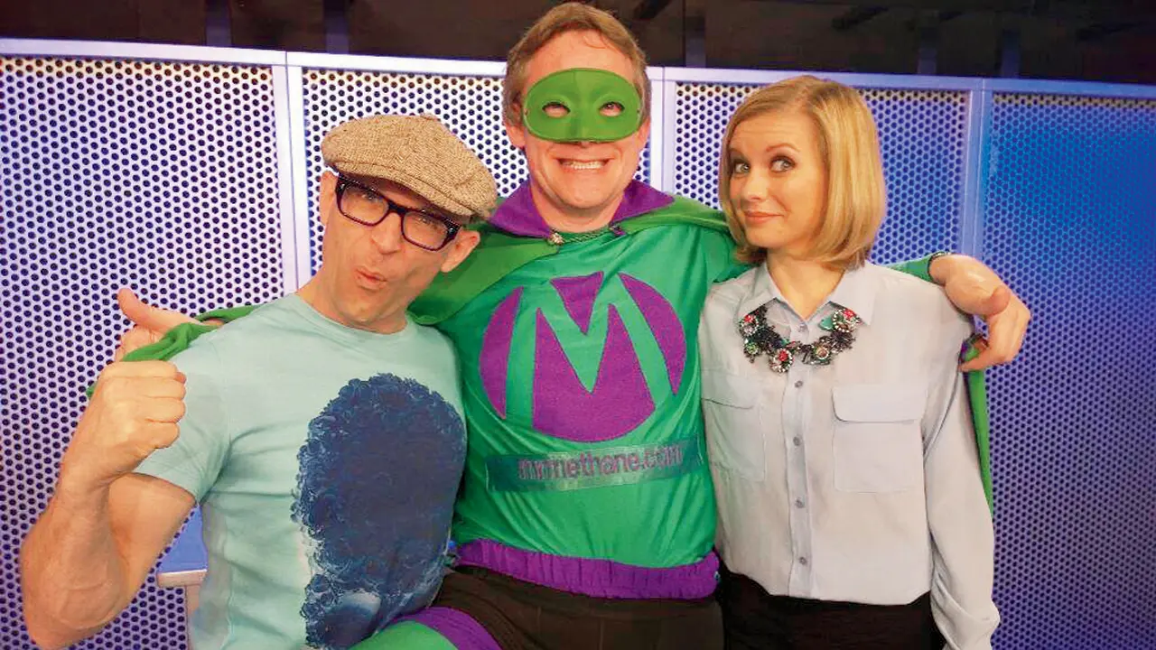 Mr Methane, as he makes a guest appearance on TV. PIC/FACEBOOK@MR METHANE