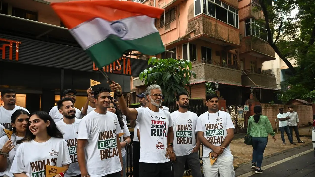 IN PHOTOS: Milind Soman kicks off 558-km Fit Indian Run from Mumbai to Goa