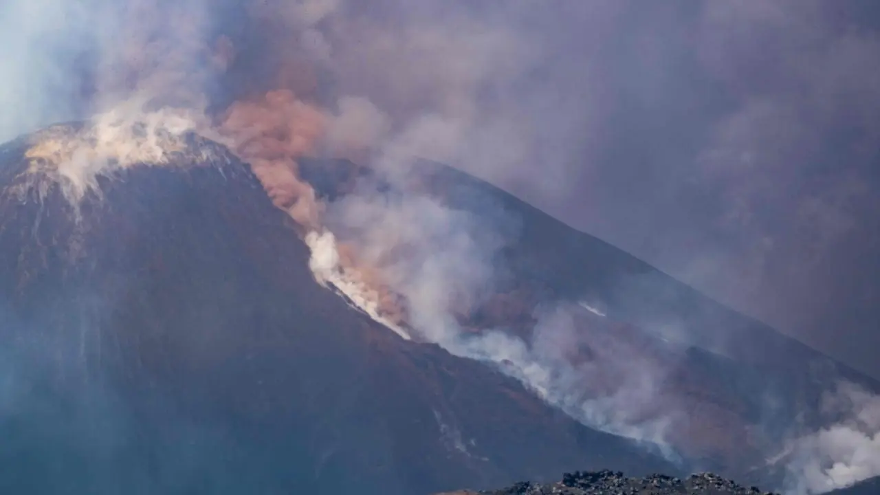 In Photos: Italy's Mount Etna volcano erupts with ash and lava