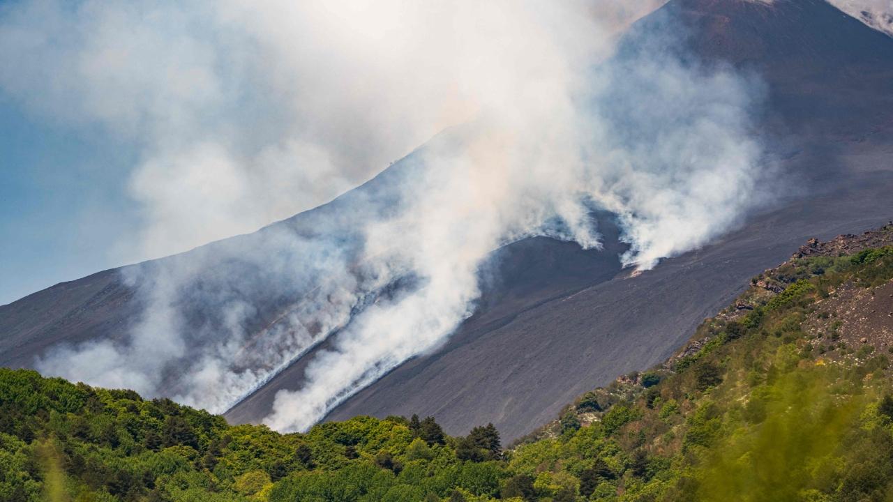 Tremors from the eruption were widely felt in the towns and villages on Mount Etna's flanks, Italian media reported