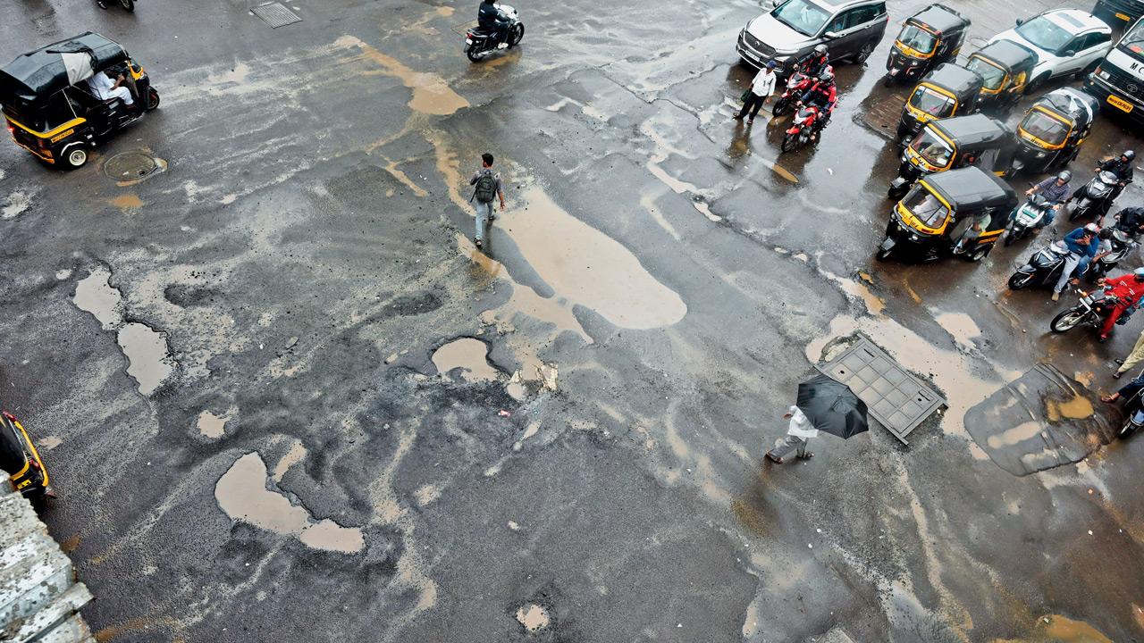 Are these pockmarked stretches roads taxpaying pedestrians, motorists deserve?