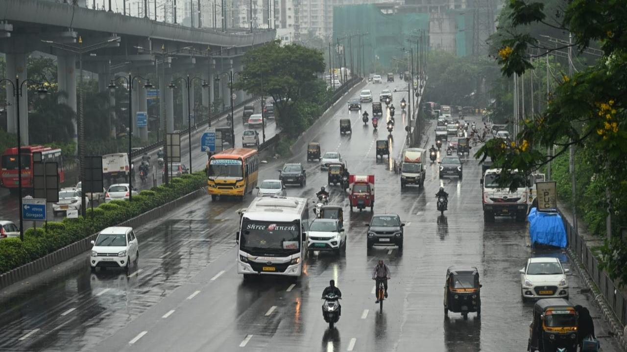 The rains eased by morning, with only light showers, and no major waterlogging was reported