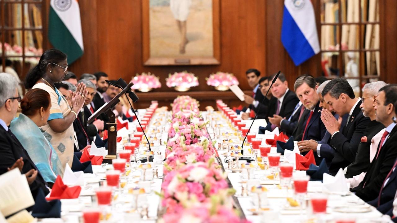 In her remarks at the banquet on Monday, President Murmu said, 
