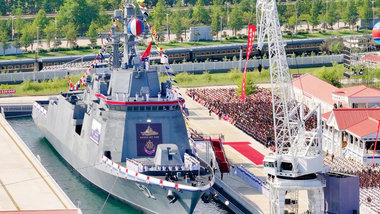 Failed N Korean destroyer fixed and launched