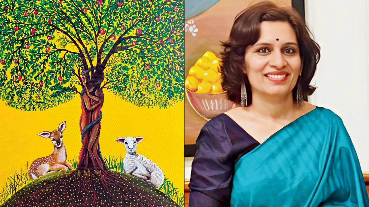 An art work by Nidhi Choudhari