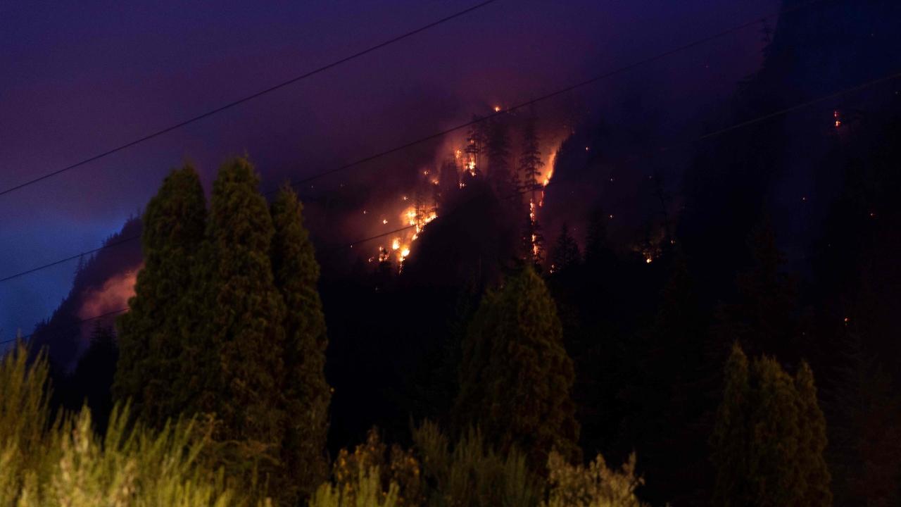 The Oregon Department of Transportation said Interstate 84 was closed between Hood River and The Dalles