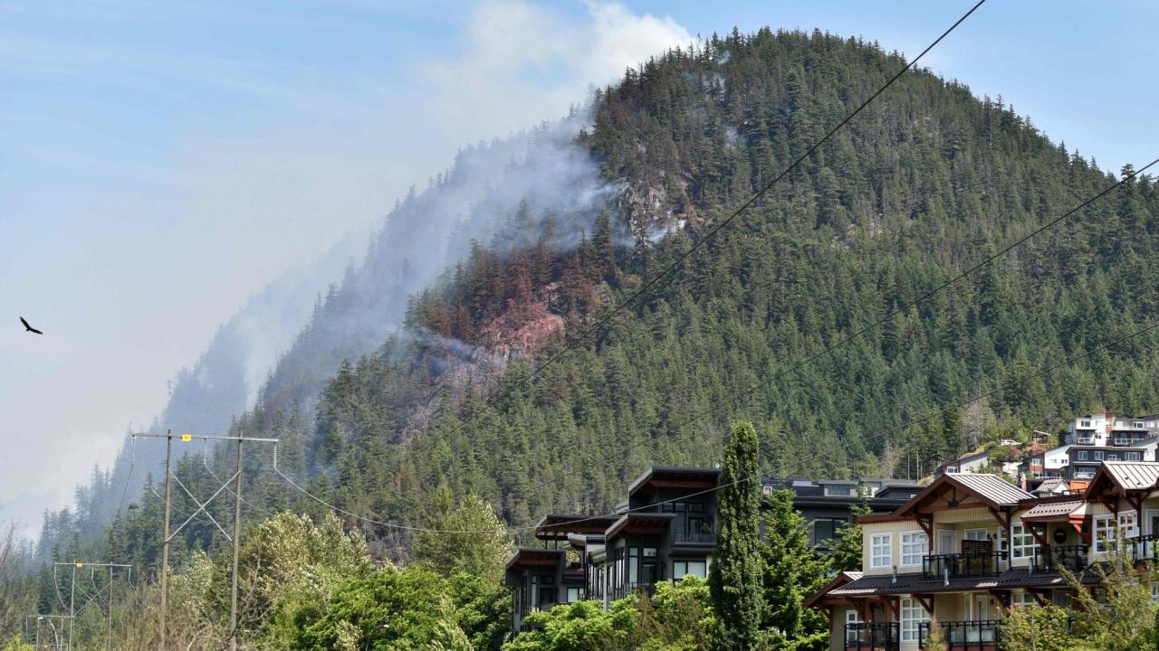 Authorities urged people travelling in the area to use alternate routes