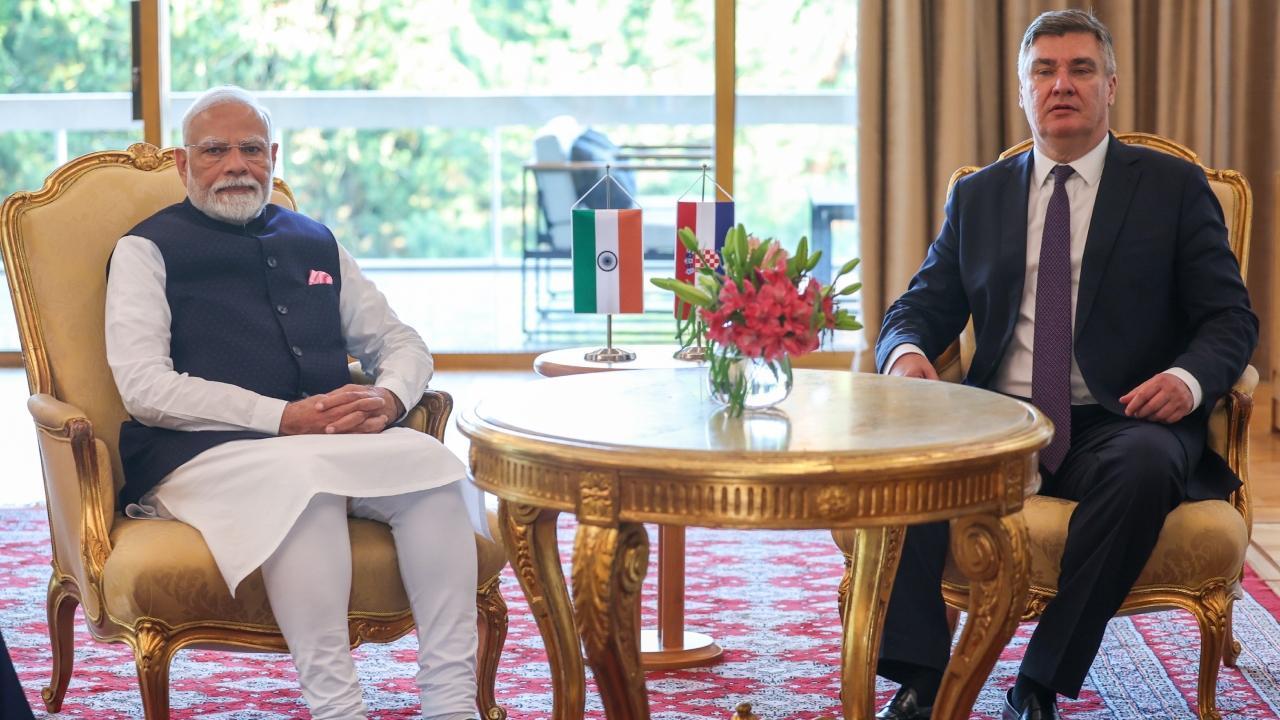 In Photos: PM Modi, Croatian PM hold wide-ranging talks to boost bilateral ties