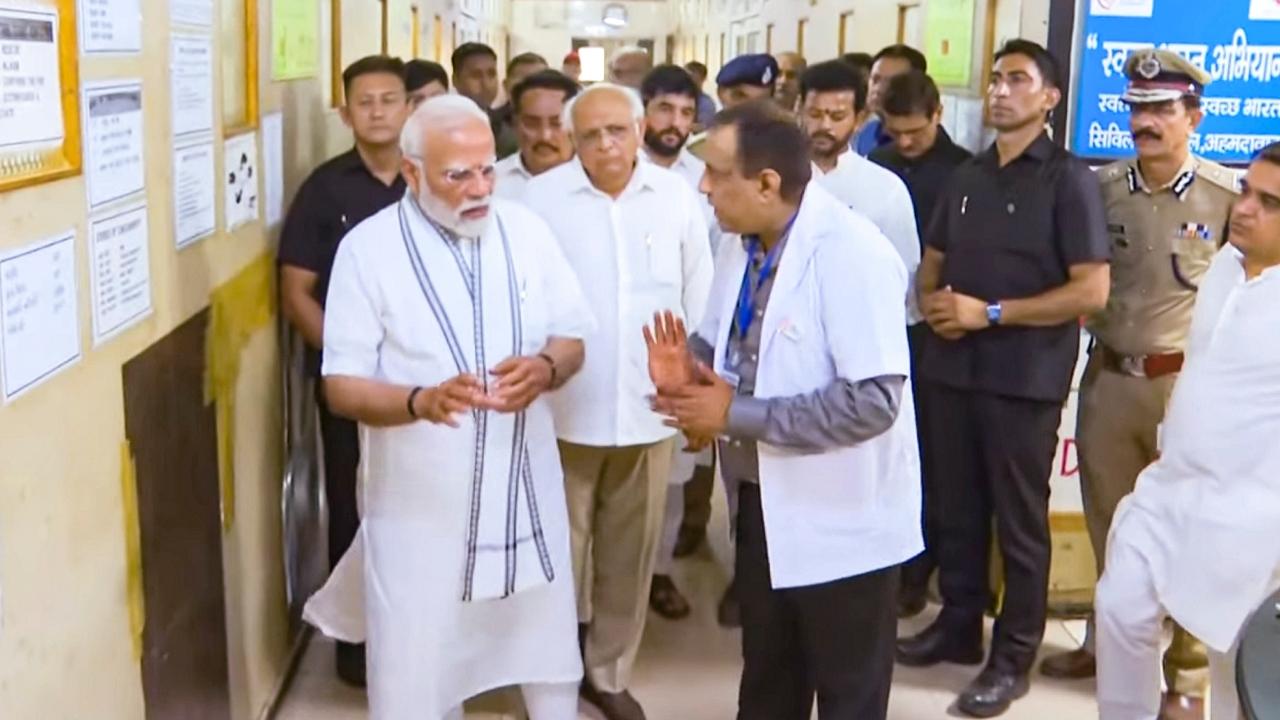Civil Aviation Minister Kinjarapu Ram Mohan Naidu and Gujarat Minister of State for Home Harsh Sanghavi informed the prime minister about how the plane crashed into the college hostel and mess