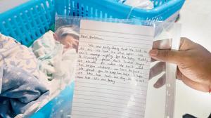 Newborn baby girl abandoned in Panvel with emotional note from mother