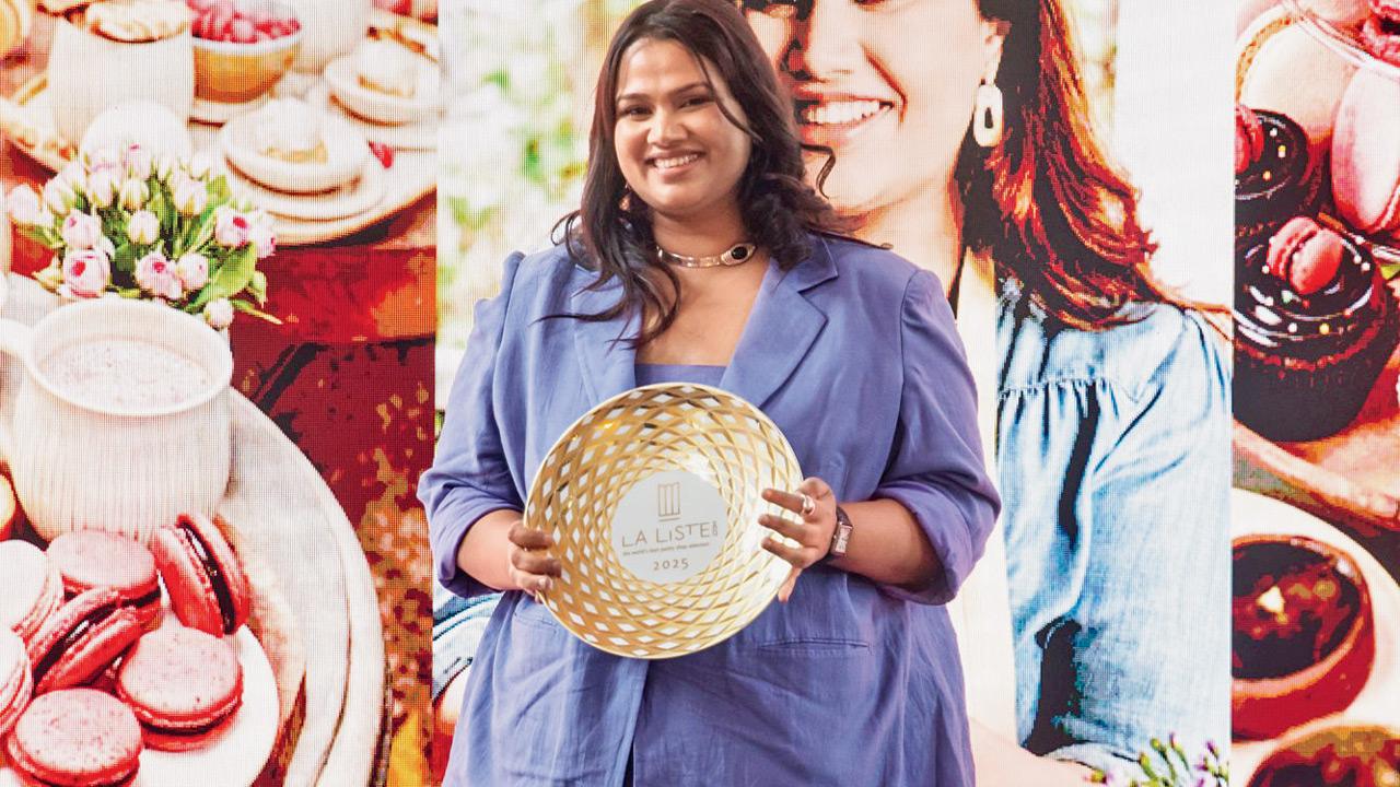 Pooja Dhingra with the La Liste award