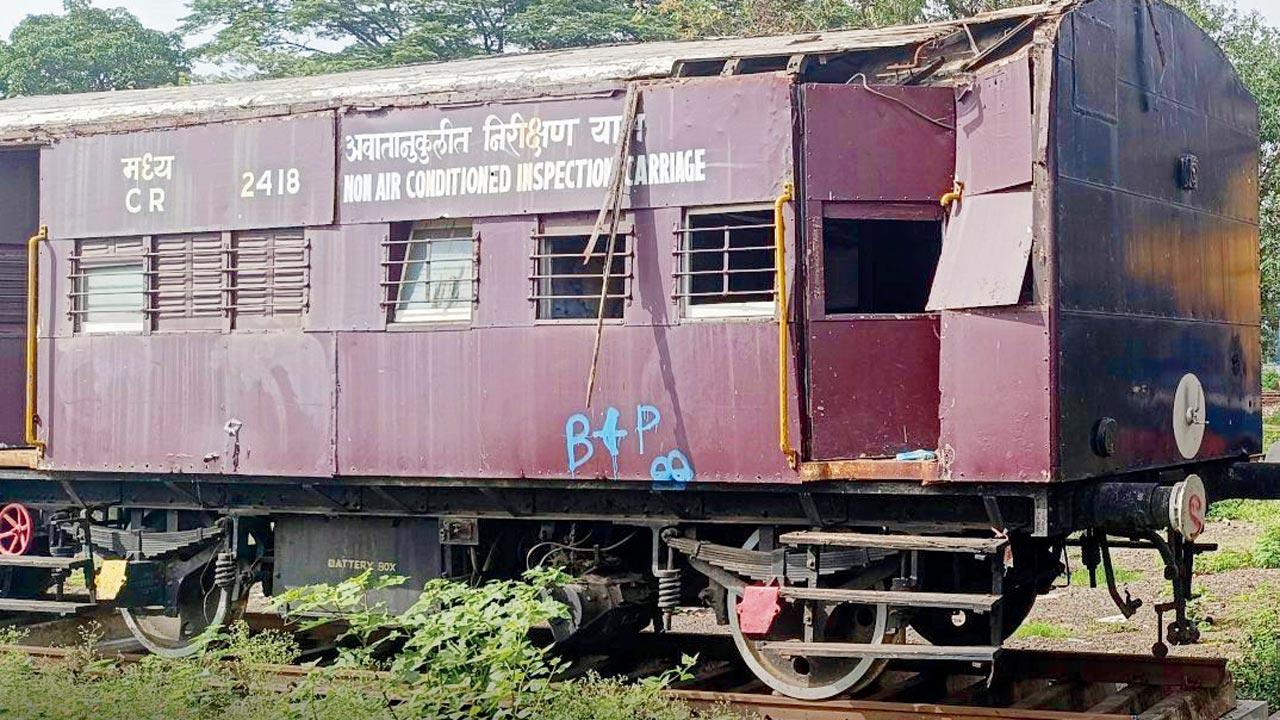 Priceless railway relics rot in mud