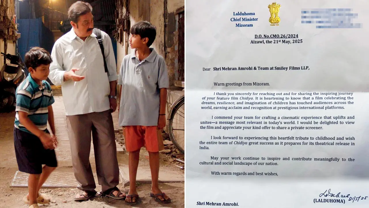 Mizoram’s Chief Minister praises Mehran Amrohi’s film Chidiya