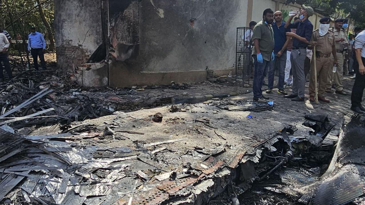 IN PHOTOS: Massive rescue operations underway at Ahmedabad Air India crash site