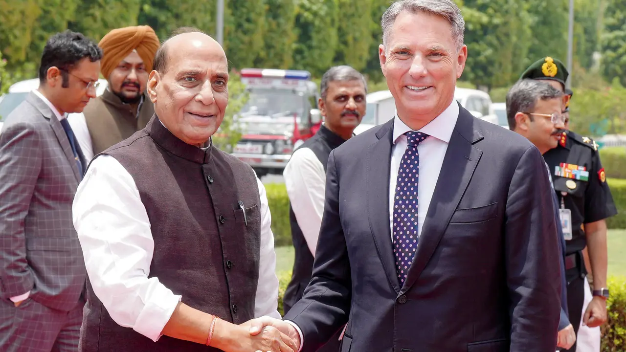 India-Australia Pact: Rajnath, Marles discuss defence cooperation