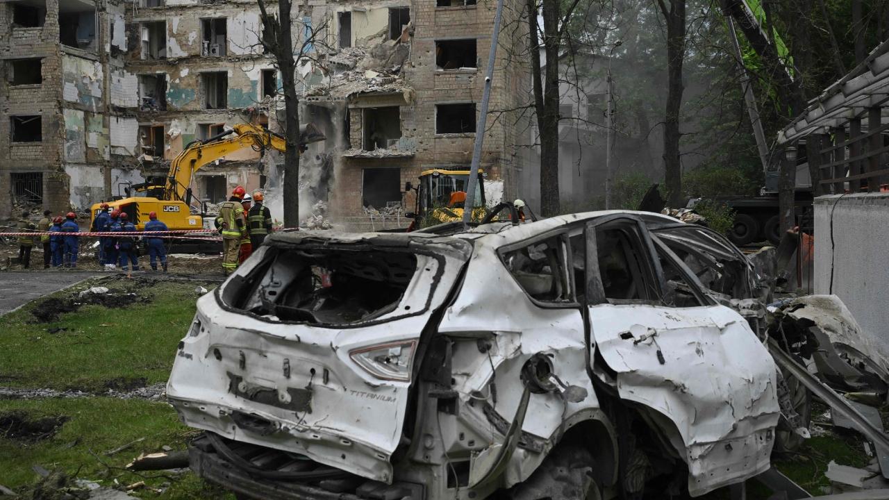 One of the blasts blew out the windows of a passenger train carrying about 500 people. Filatov declared Wednesday to be an official day of mourning