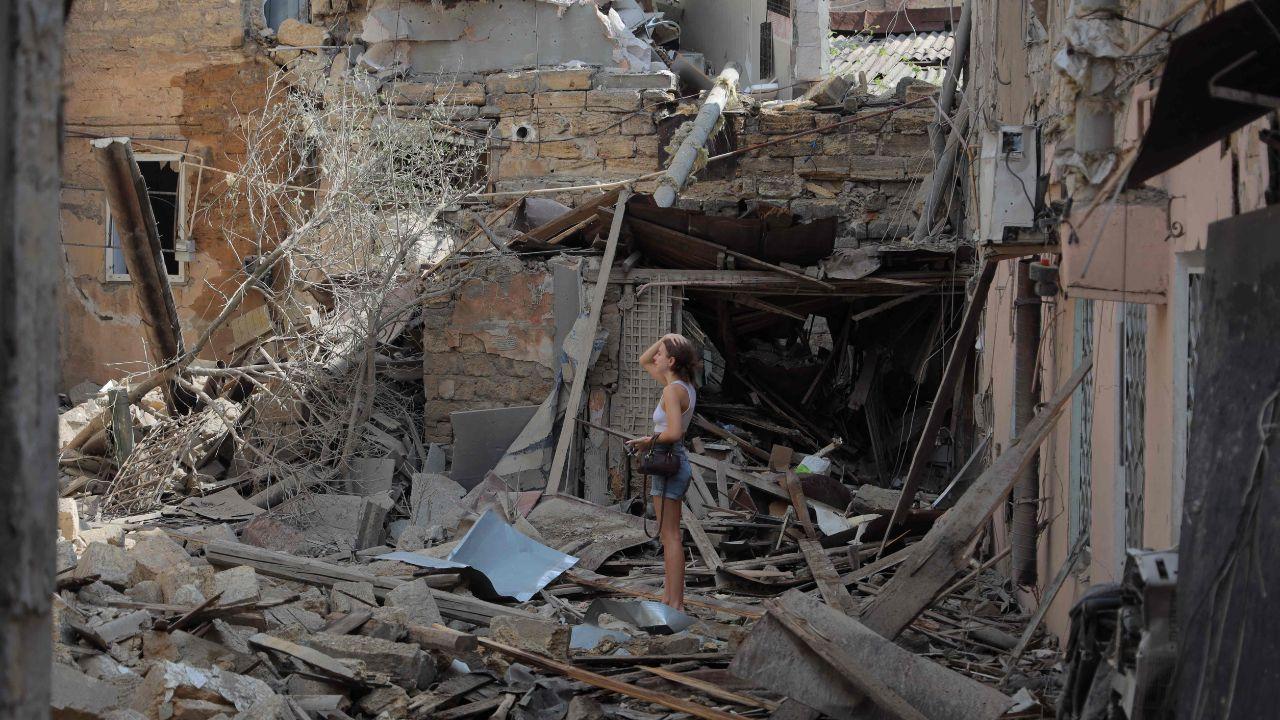 In Kyiv, a nine-storey apartment building was completely destroyed, an incident local officials are calling the deadliest attack on the capital so far this year