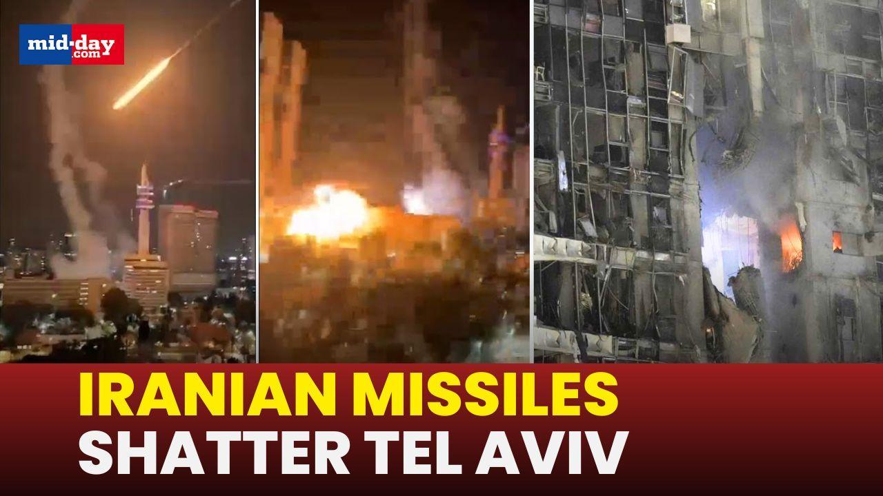 Iranian Missile Flattens Tel Aviv Building in Israel | Israel-Iran War