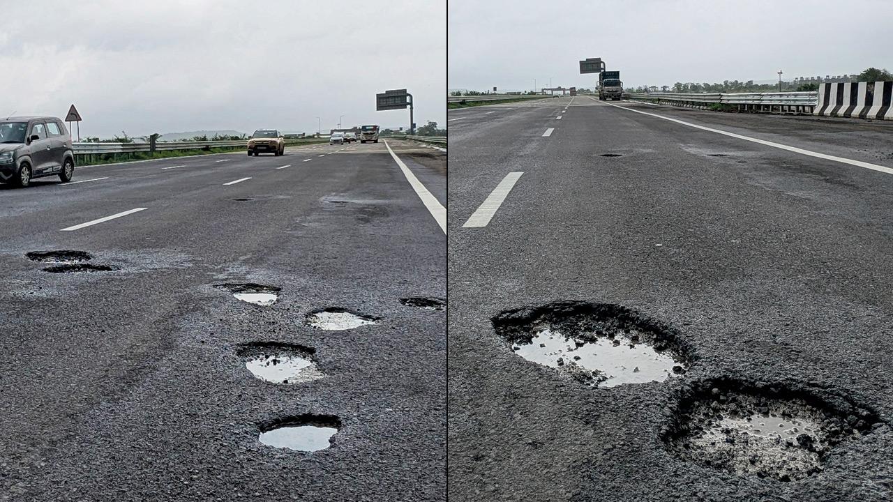 Weeks after grand opening, craters appear on Rs 1182-crore stretch