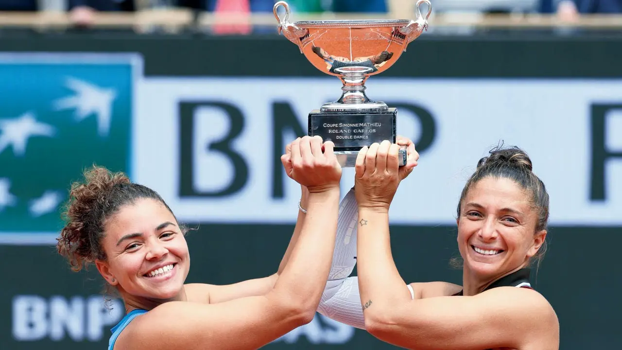French Open: Sara Errani-Jasmine Paolini clinch women’s doubles title