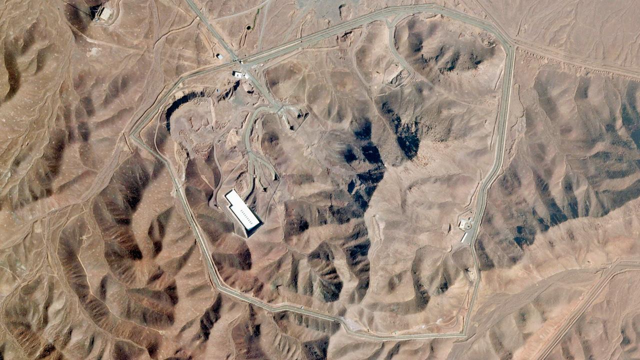 A handout satellite image released by Planet Labs on June 13 shows the Fordow Fuel Enrichment Plant, northeast of Qom, Iran, on May 19. Iranian authorities claimed that nuclear sites at Fordow and Isfahan had been struck in attacks by Israel