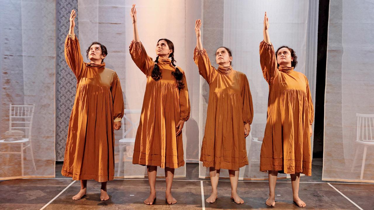A moment from the performance