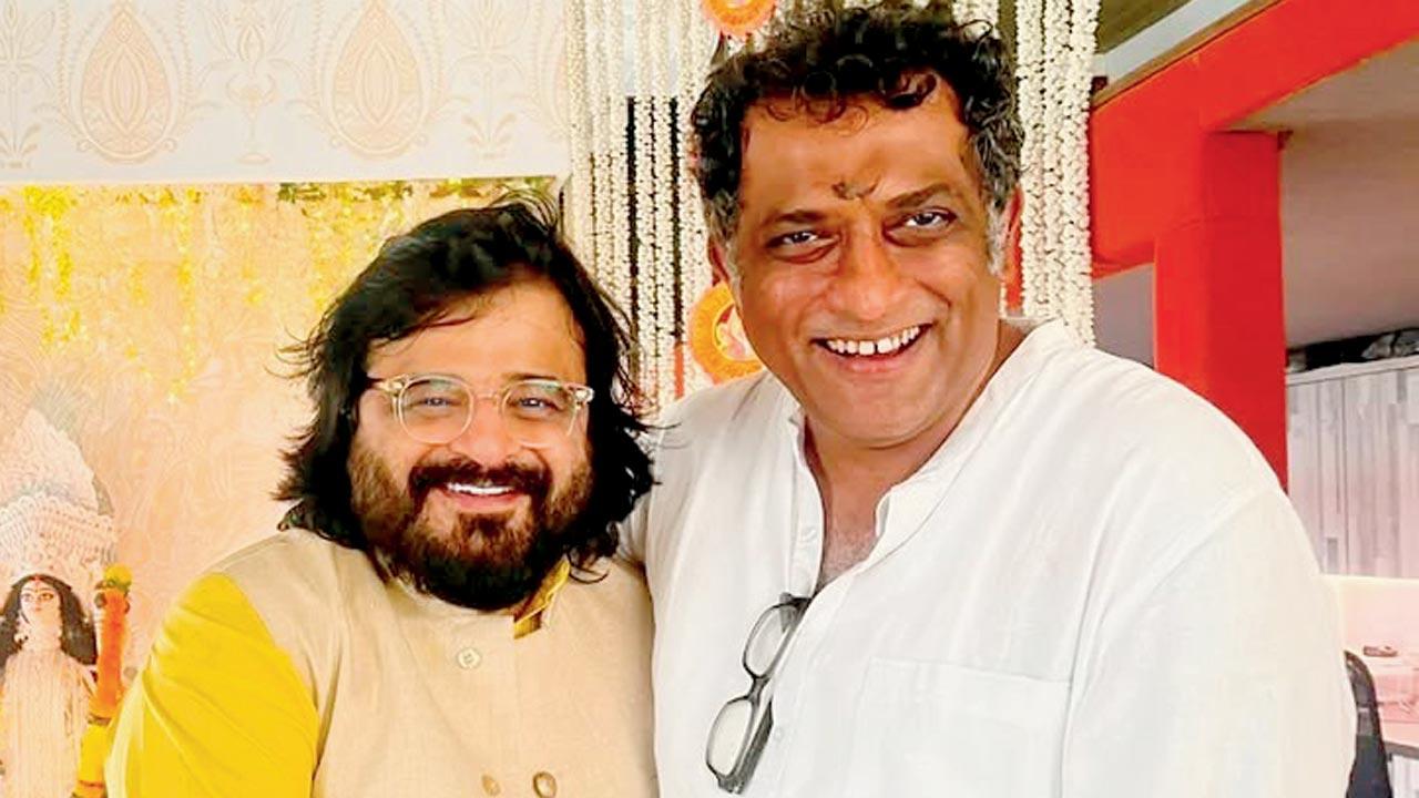 (L to R) Pritam with Anurag Basu