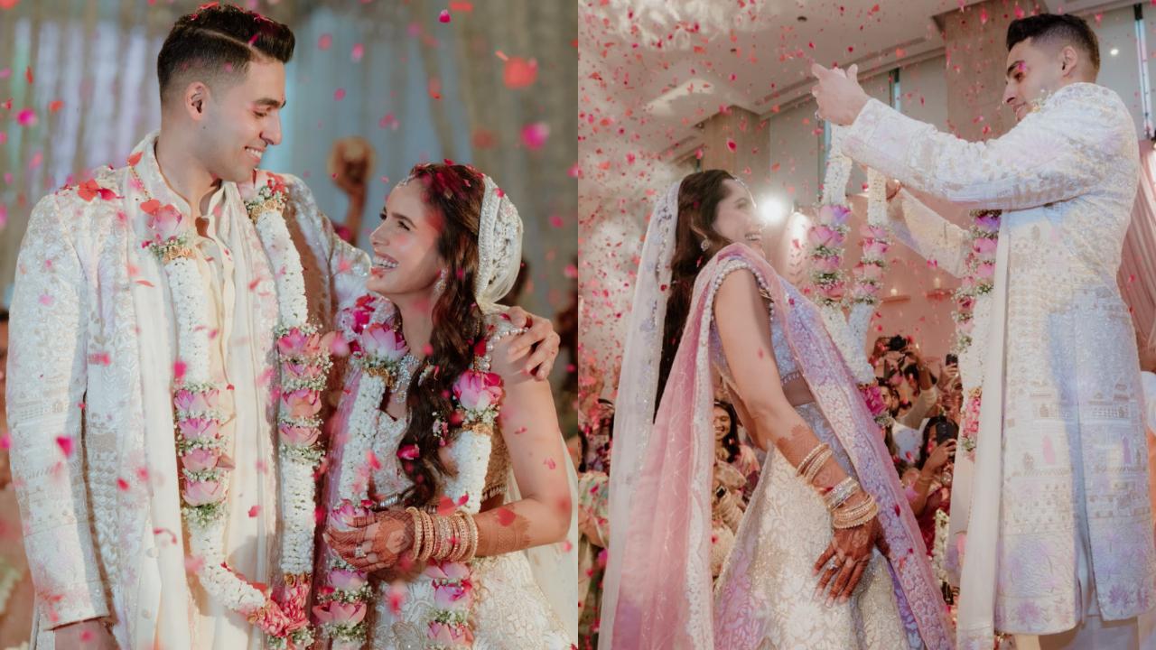 Actress Shazahn Padamsee married businessman Ashish Kanakia in an intimate wedding on June 5, surrounded by close friends and family. Read full story here