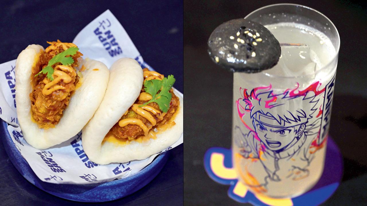 Tori karaage hiraki and Calpico